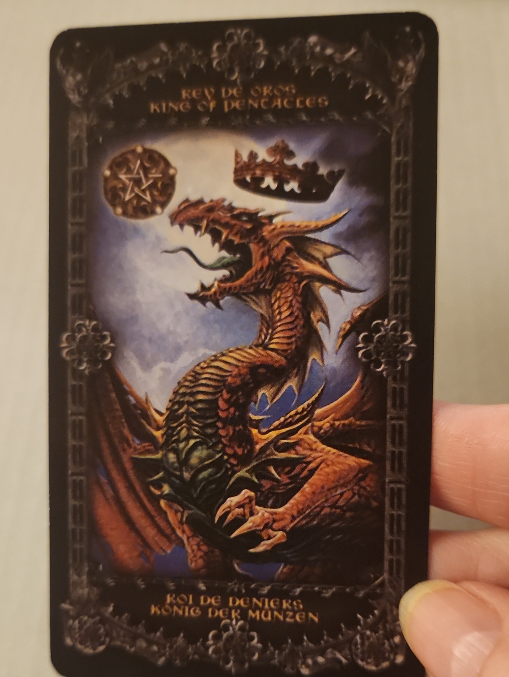 Alchemy 1977 England Tarot Card - Black & Purple Artwork - Picture 7 of 12